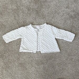 Janie and Jack Ivory Knit Kids Sweater